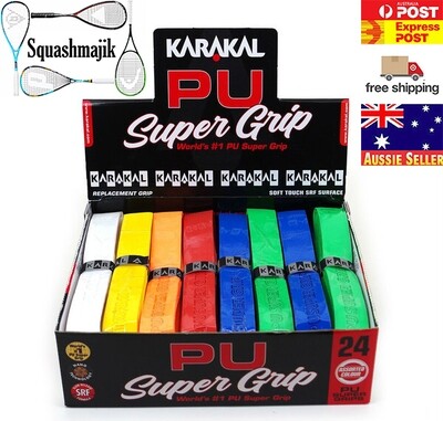 Karakal PU Super Grip - Box of 24 - Assorted, Yellow, Black or White