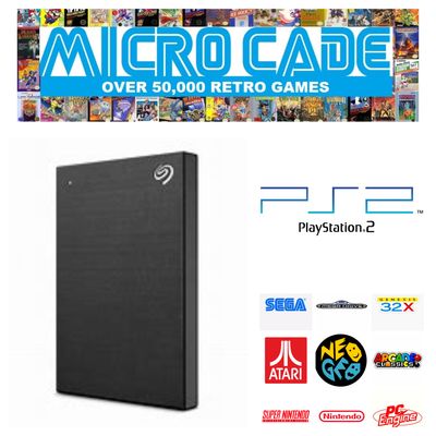 Micro Cade 2TB PS2 Game Drive for PC – Plug &amp; Play Storage for PlayStation 2 Backups &amp; Emulation