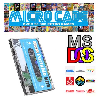 Micro Cade Computer Only 500GB Preloaded MSDOS Hard Drive – Ultimate Retro Gaming for PC, Laptop, or Desktop