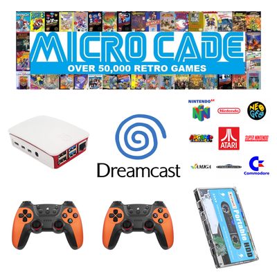 Micro Cade Retro 50,000 Dreamcast Plug and Play Retro Console