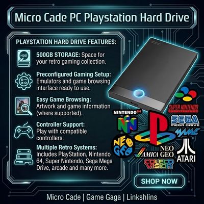 Micro Cade PC Playstation Hard Drive