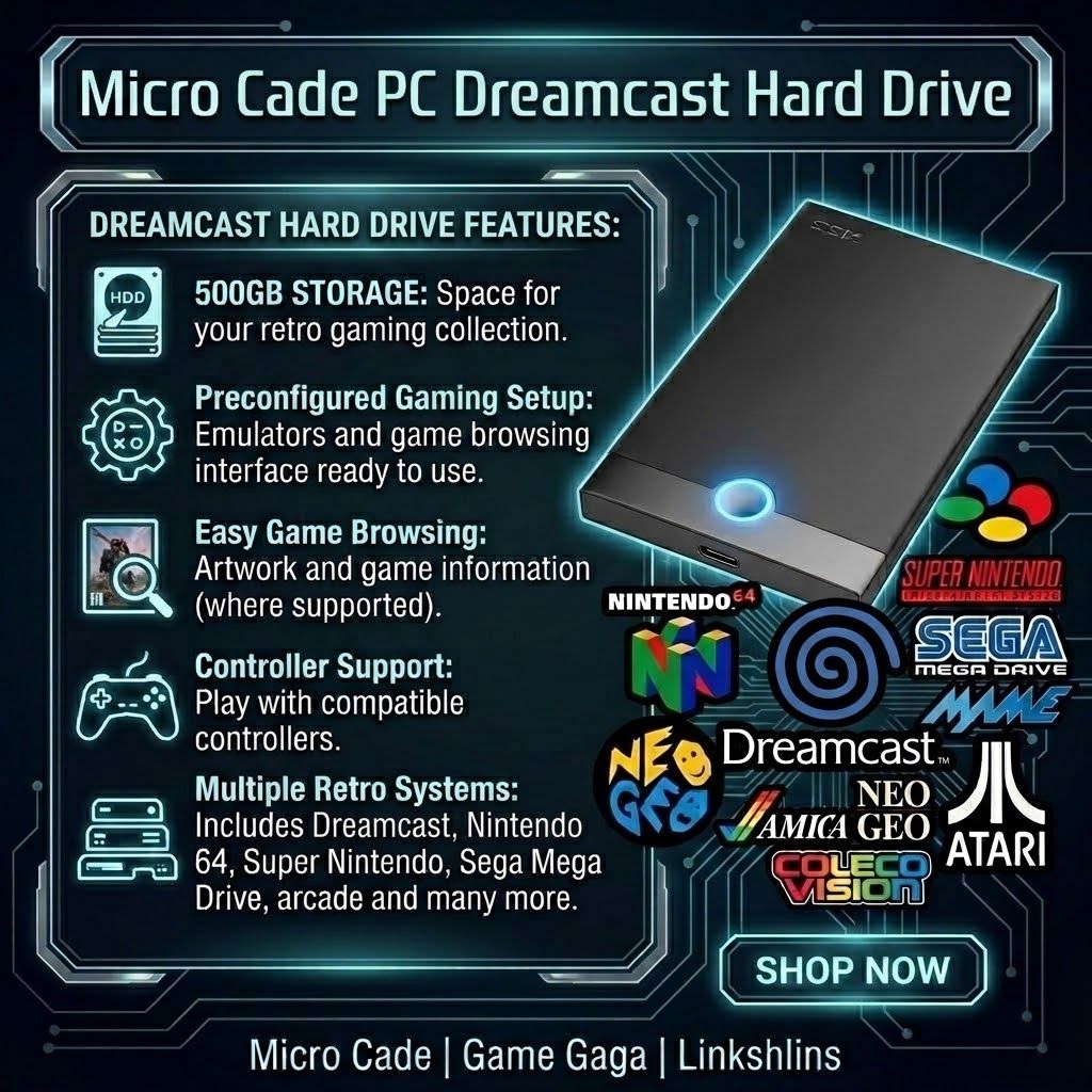Micro Cade PC Dreamcast Hard Drive