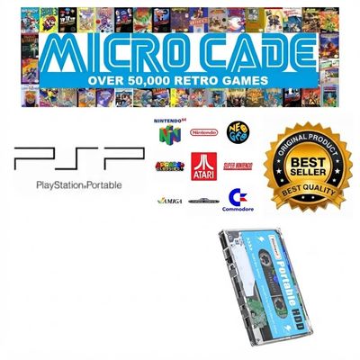 Micro Cade Computer Only 500GB Preloaded PSP Hard Drive – Ultimate Retro Gaming for PC, Laptop, or Desktop