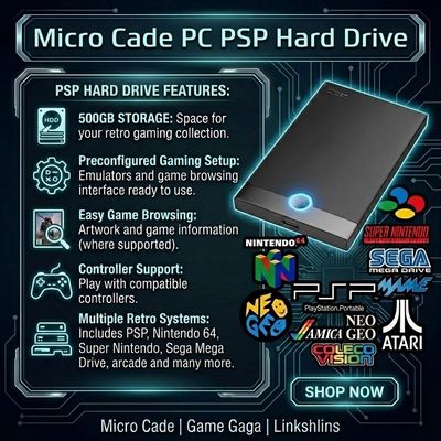 Micro Cade PC PSP Hard Drive