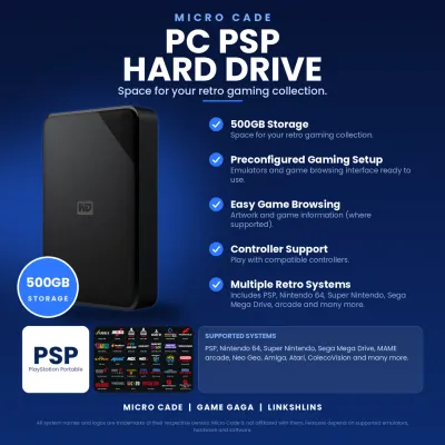 Micro Cade PC PSP Hard Drive
