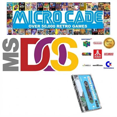 Micro Cade Computer Only 500GB Preloaded MSDOS Hard Drive – Ultimate Retro Gaming for PC, Laptop, or Desktop