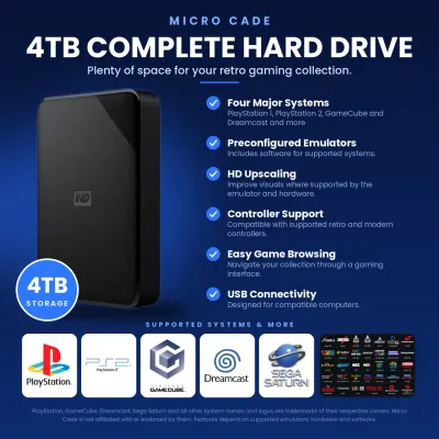 Micro Cade PC 4TB Complete Hard Drive