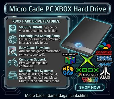 Micro Cade PC XBOX Hard Drive