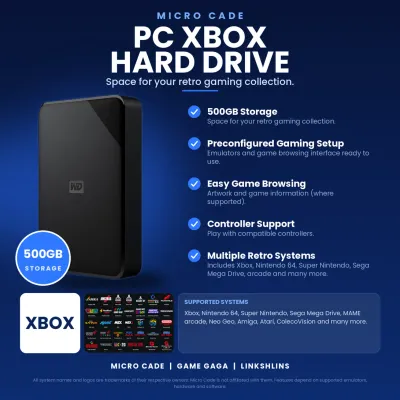 Micro Cade PC XBOX Hard Drive