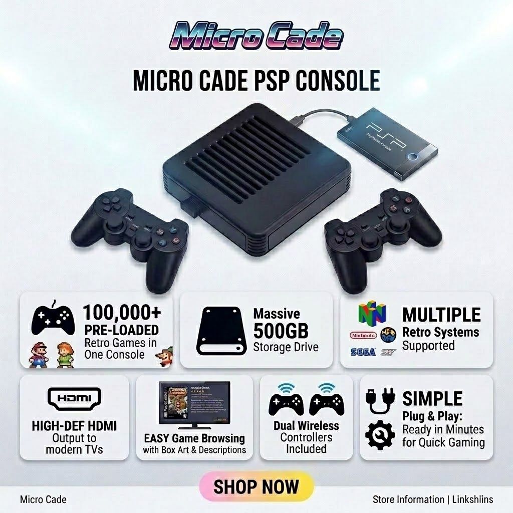 Micro Cade PSP Console