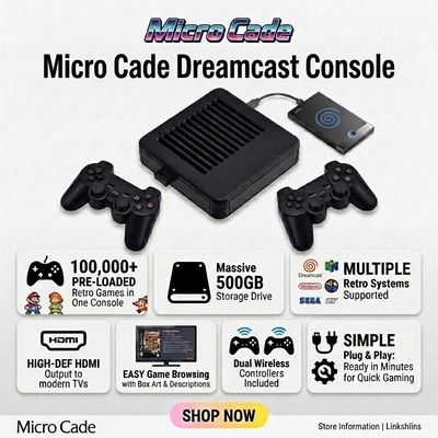 Micro Cade Dreamcast Console