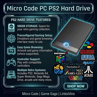 Micro Cade PC PS2 Hard Drive