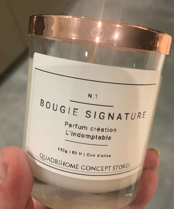 Bougie signature Parfum INDOMPTABLE #1 - Bougie parfumée – Artisanat végétal Quadrihome