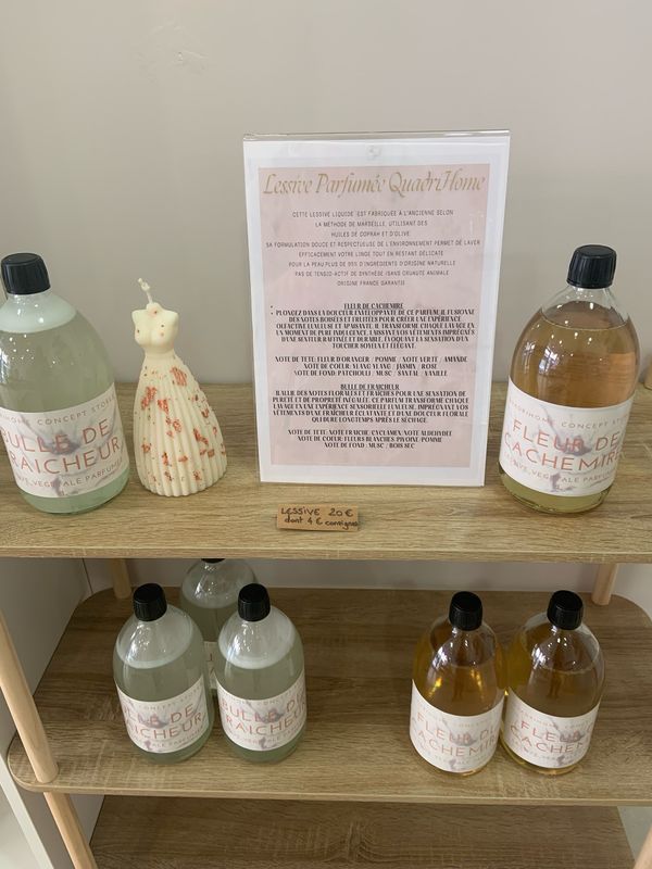 Lessive végétale parfumée QuadriHome