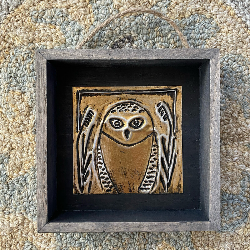DIY Metal Emboss - Snowy Owl - Paint Kit