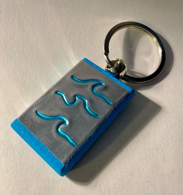 Wave Keychain