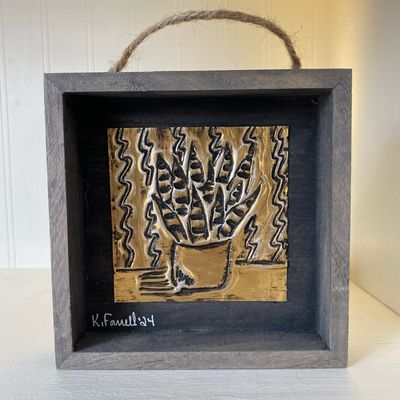 Snake Plant - Handmade Artwork