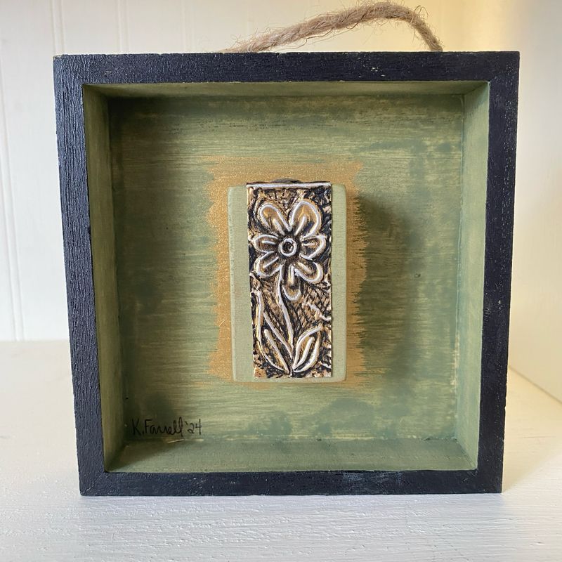 Gold Flower - Handmade Artwork