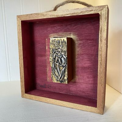 Red Daisy - Handmade Artwork