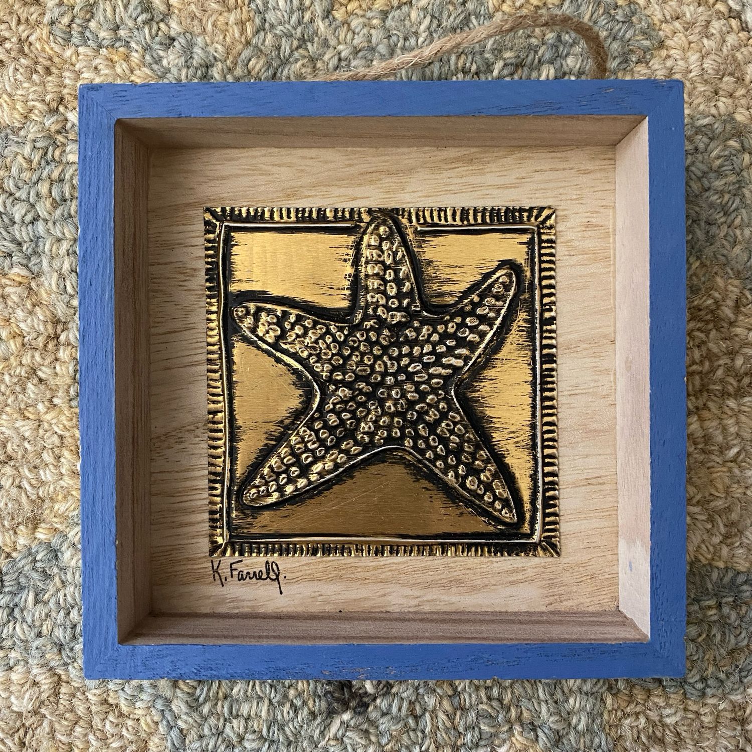 DIY Metal Emboss - Starfish - Paint Kit