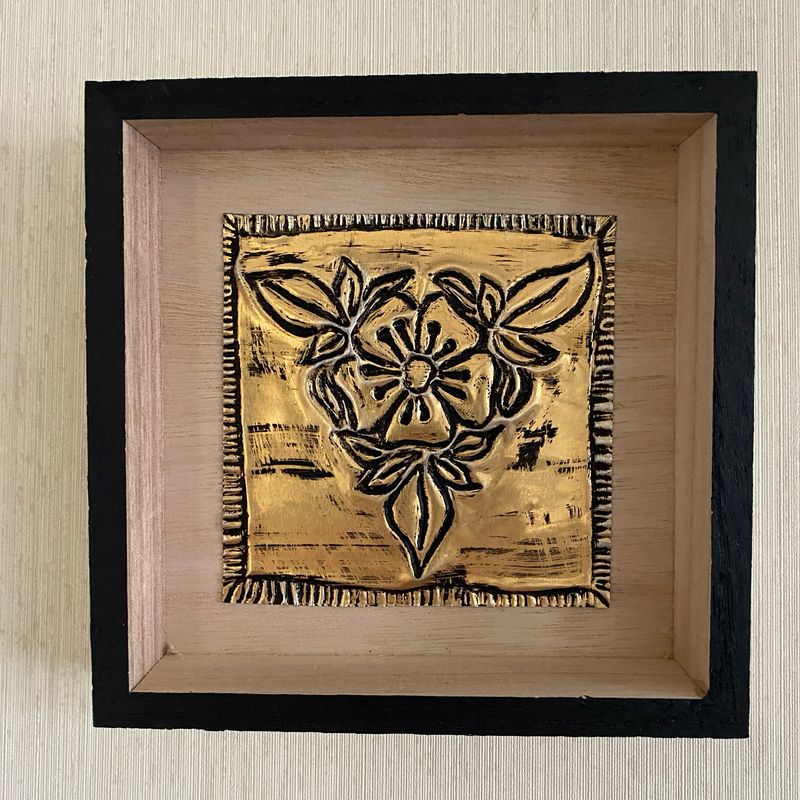 DIY Metal Emboss - Mayflower- Paint Kit