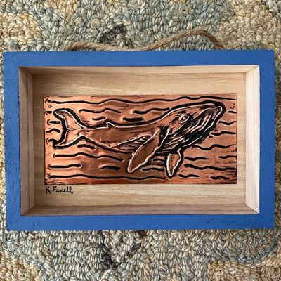DIY Metal Emboss - Whale - Paint Kit