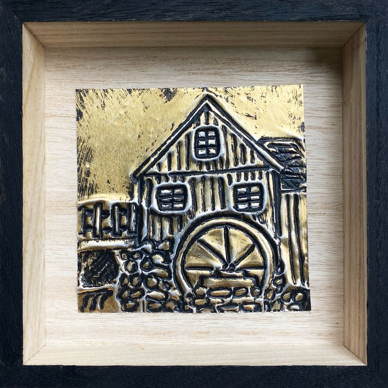 DIY Metal Emboss - Grist Mill- Paint Kit
