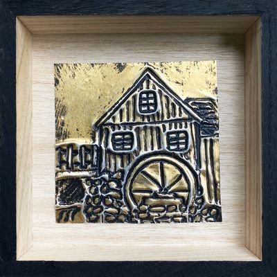 DIY Metal Emboss - Grist Mill- Paint Kit