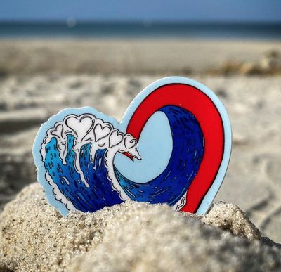 Ocean Heart - Sticker