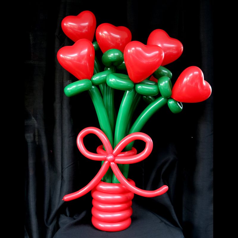 Balloon Heart Bouquet