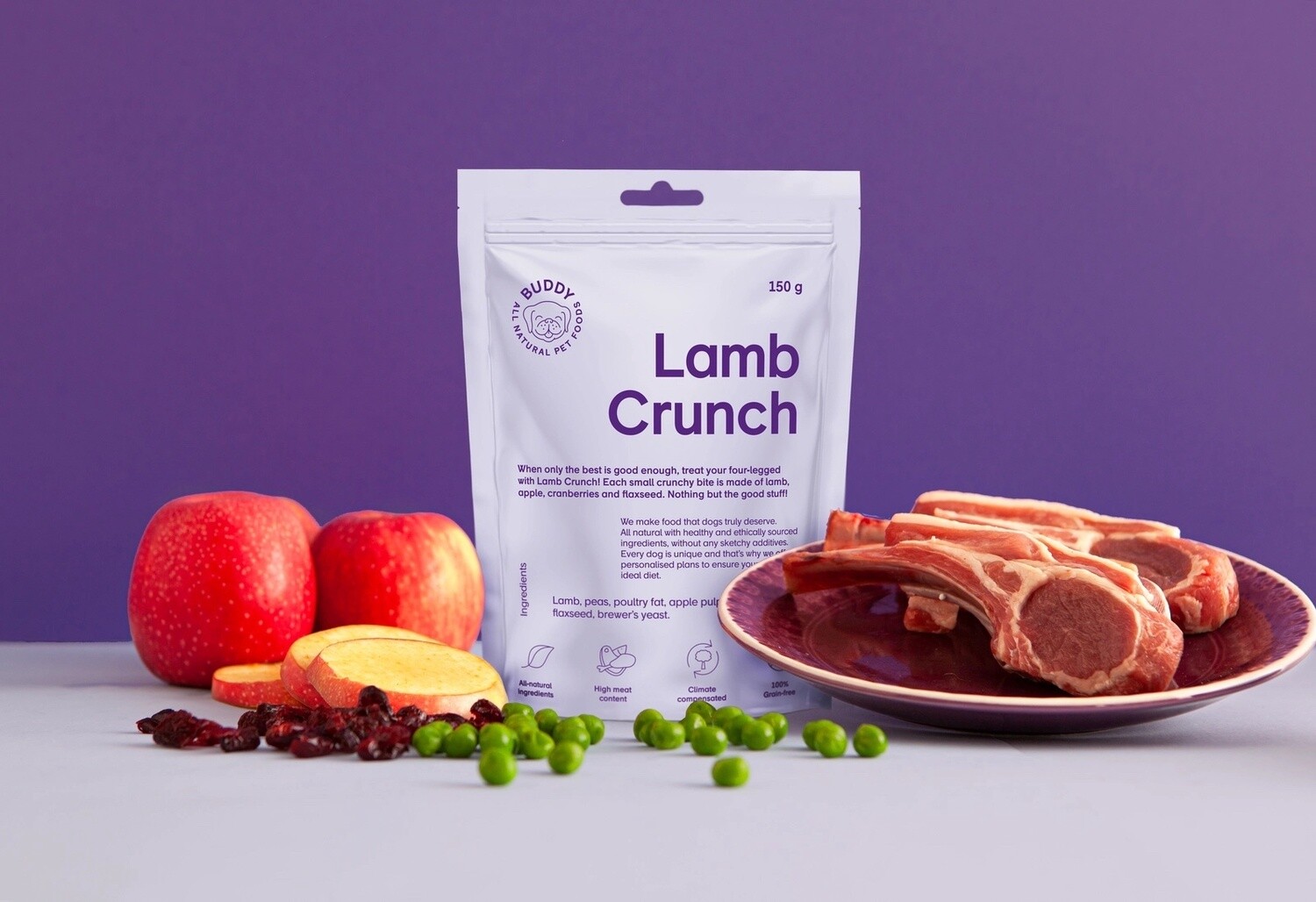 Crunchy Snack Lamb with Cranberries