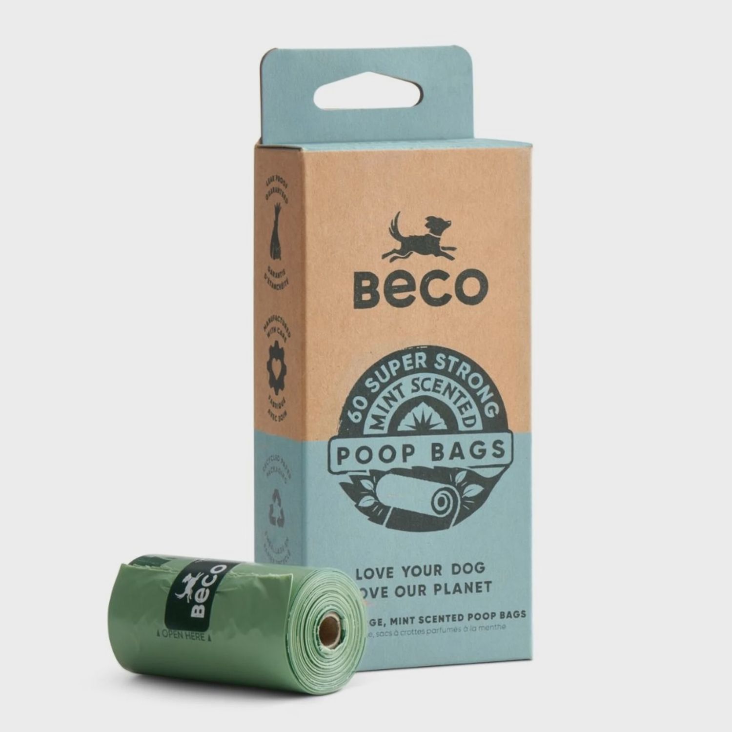 Poop Bags Recycled - Mint Scented