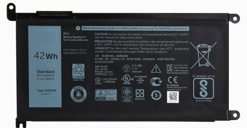 BAT FOR DELL 5485 3600MAH POLY. Replacement Laptop Battery