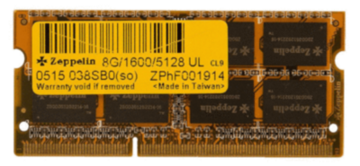 Laptop DDR-3 1600 MHz 8GB Memory RAM