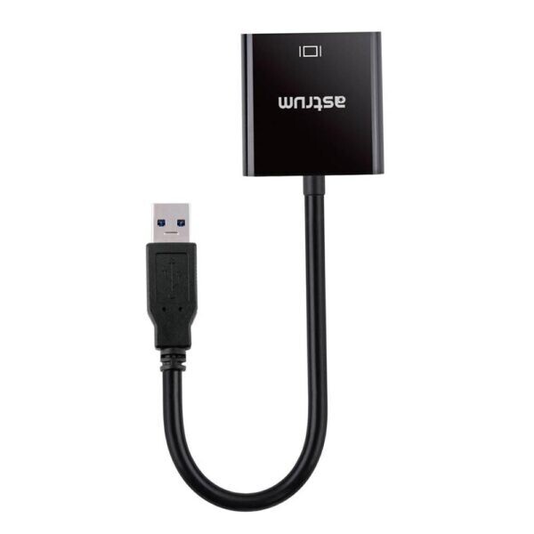 Astrum DA550 USB 3.0 Male to VGA Female Display Adapter