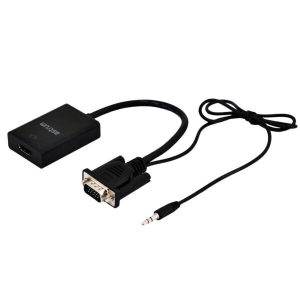 Astrum DA510 VGA Male to HDMI Female + Audio Adapter