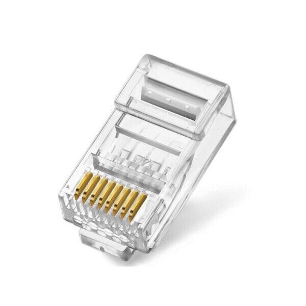 Astrum NT100 RJ45 CAT5 Ethernet Crimp Connectors 100 Pieces Pack