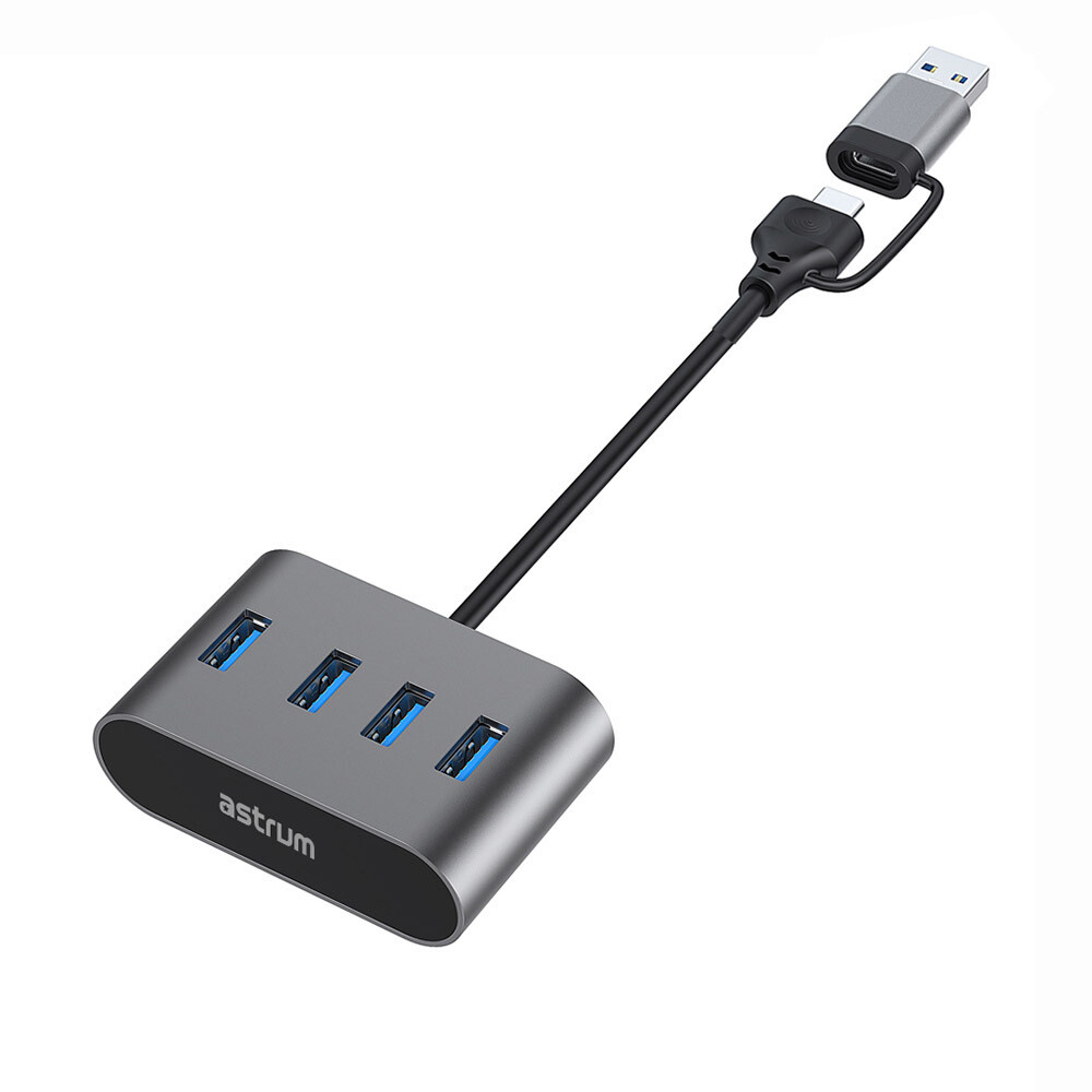 Astrum A84535-B 1-4 ports USB3.0 Multiport Hub