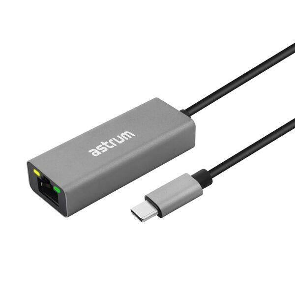 Astrum A72045-B NA450 USB-C to Gigabit Ethernet LAN Converter