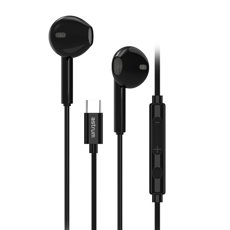 Astrum A11050-B-EB500  USB-C Earphones With Mic