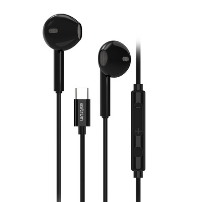 Astrum A11050-B-EB500  USB-C Earphones With Mic