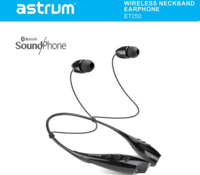 Astrum A10525-B-ET250 Multifunction Neckband Earphones