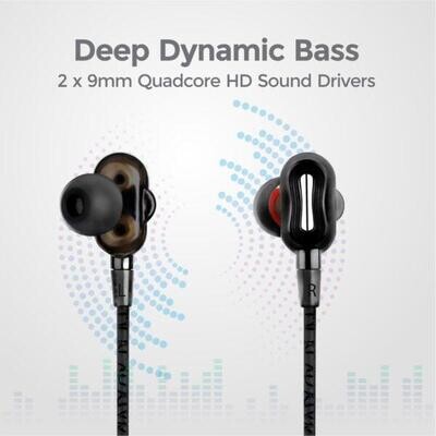 Astrum A10529-B-ET290  Wireless  Dual Driver Earphones