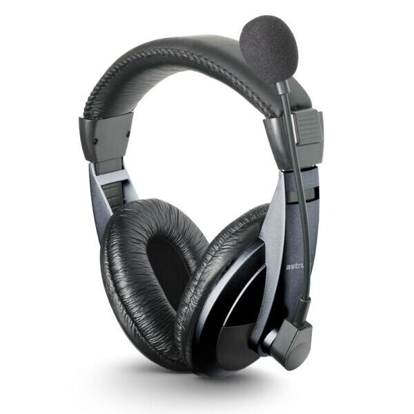 Astrum A12012-B-HS120 Over-ear PC Headset With Mic