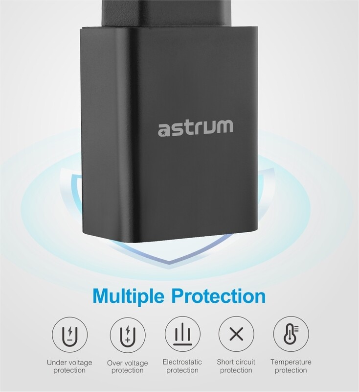 Astrum A92620EB/W  U20  PRO U20 USB 10W Charger