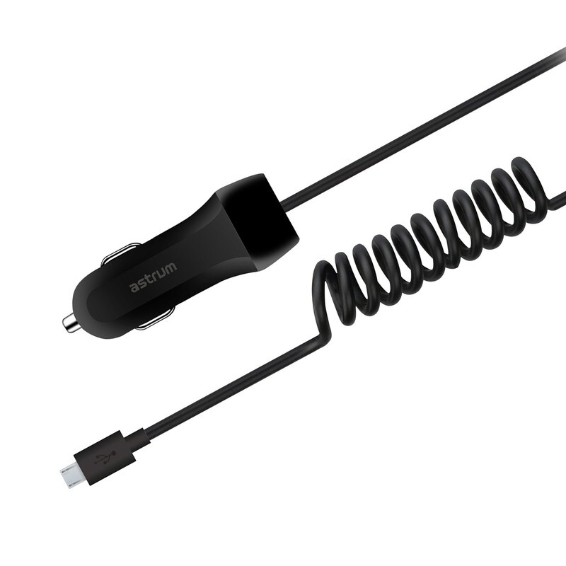 Astrum A93024-B  CC240  USB Micro Car Charger 12W