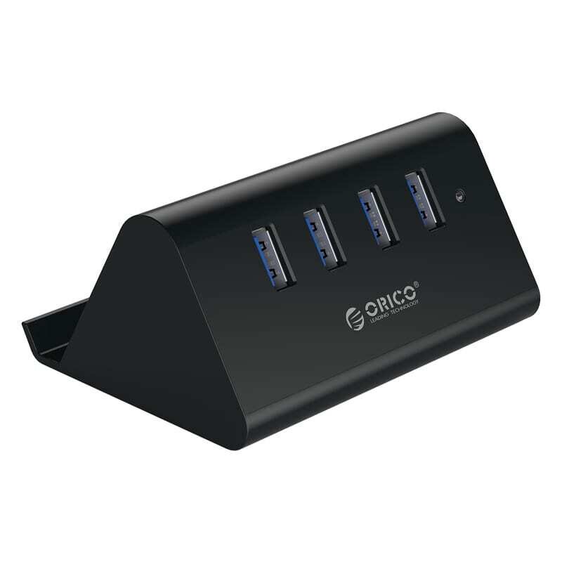 Orico  SHC-U3-V2-BK-BP  ORICO 4 Port USB3.0 Tablet Stand Hub
