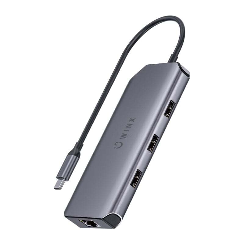 WINX  WX-HB101  WINX CONNECT Pro Dual Display 8-in-1 Type-C Hub