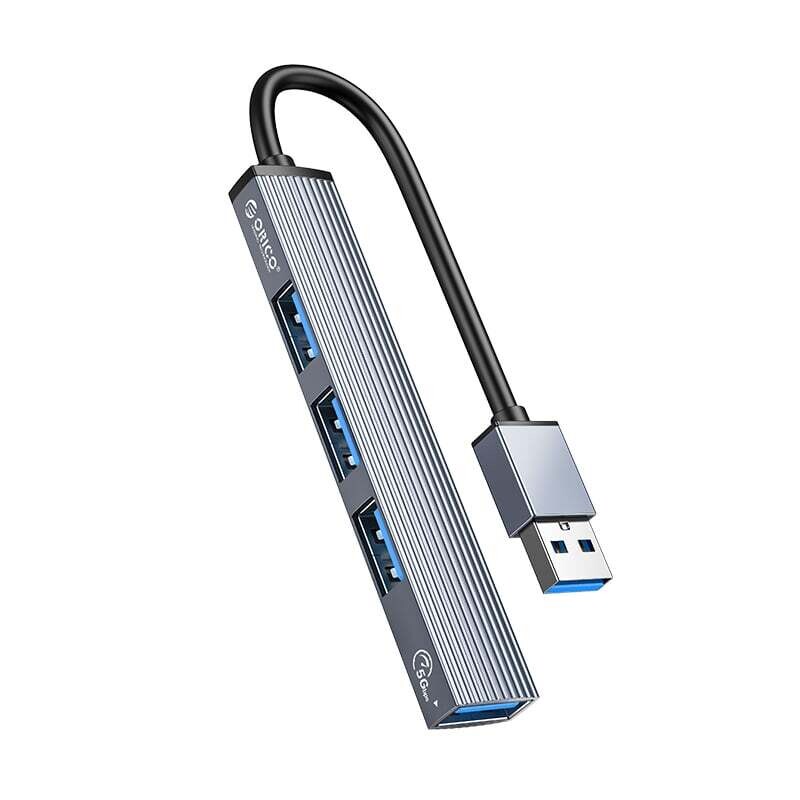 Orico  AH-A13-GY-BP  ORICO 4 Port USB-A 1xUSB3.0-3XUSB2.0