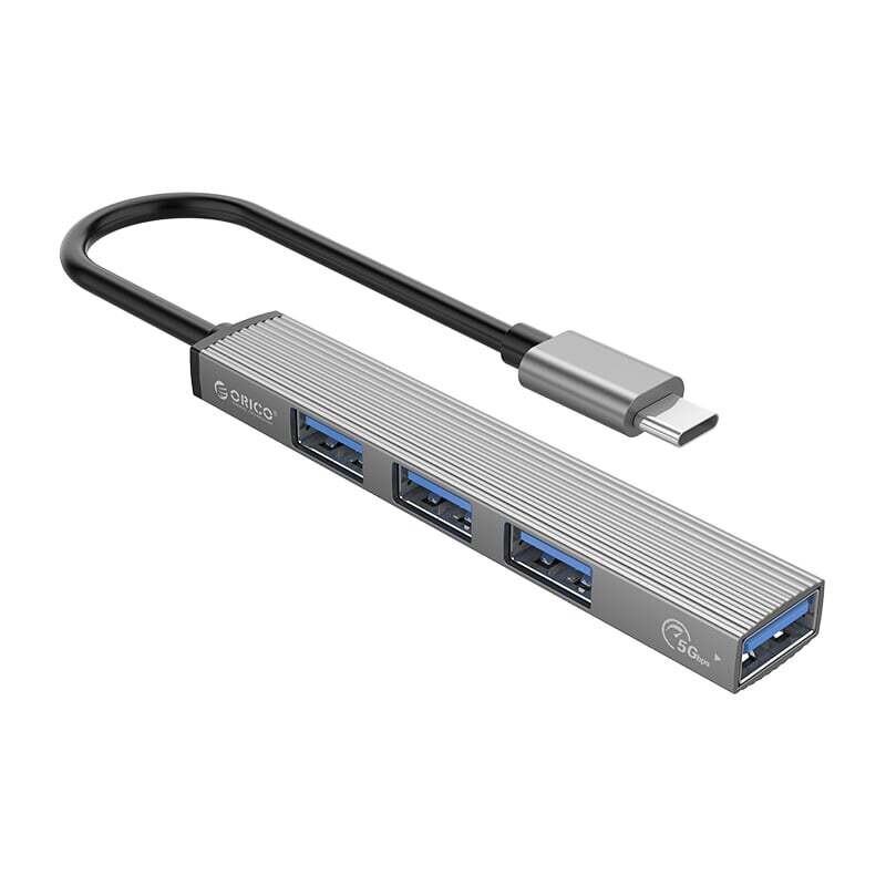Orico  AH-13-GY-BP  ORICO 4 Port USB-C HUB 1XUSB3.0 2XUSB2.0